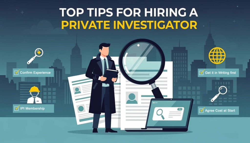Top Tips for Hiring a Private Investigator