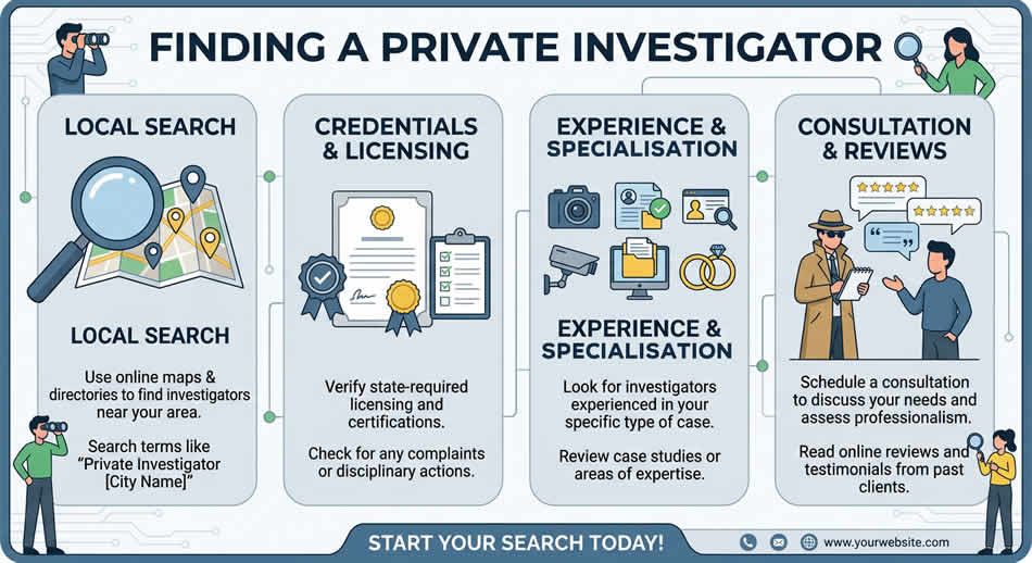 Looking for a Private Investigator Near you: In Manchester