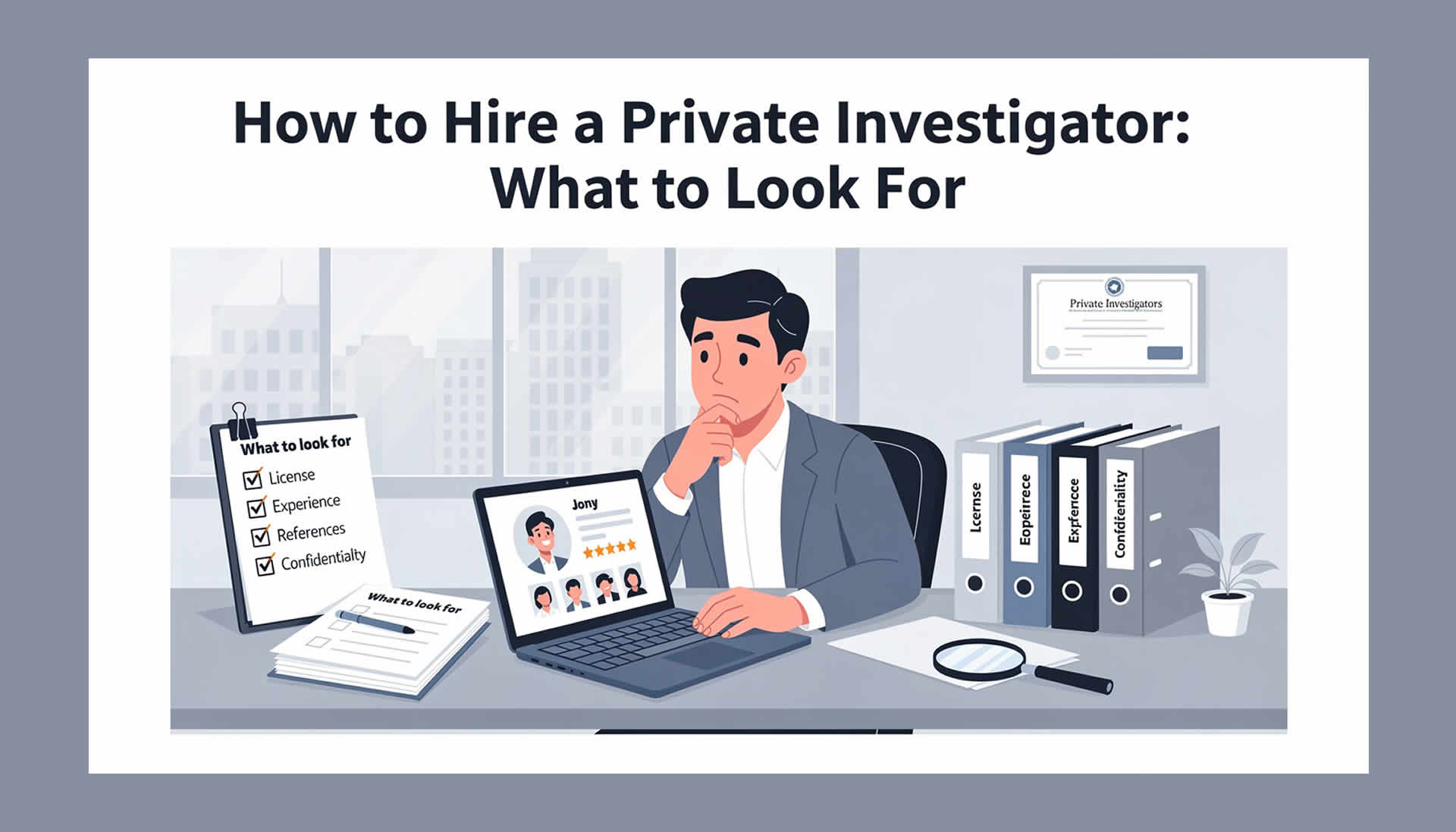 How to Hire a Private Investigator: What to Look For