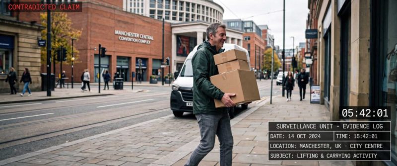 Back Injury Claim Was Contradicted by Surveillance in Manchester